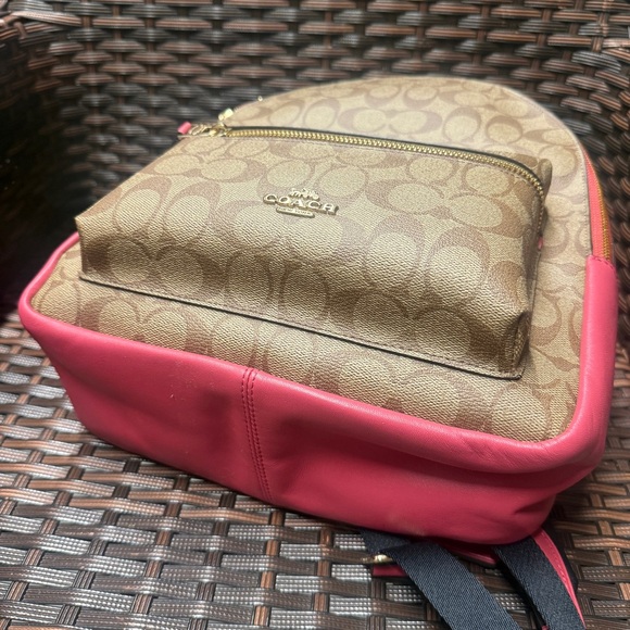 coach Medium Charlie Backpack in poppy 32200 - Picture 4 of 9